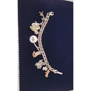 Monet Charm Bracelet, Texas, Holly Hobbie, Wells Sterling Masks, CAC Sterling